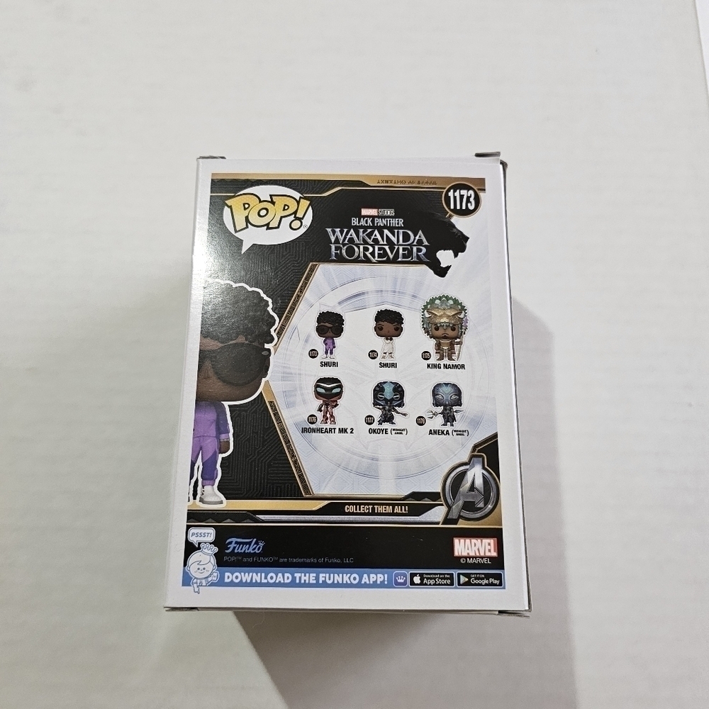 Funko Pop! Black Panther Wakanda Forever Shuri Purple Vinyl Figure - Picture 3 of 4